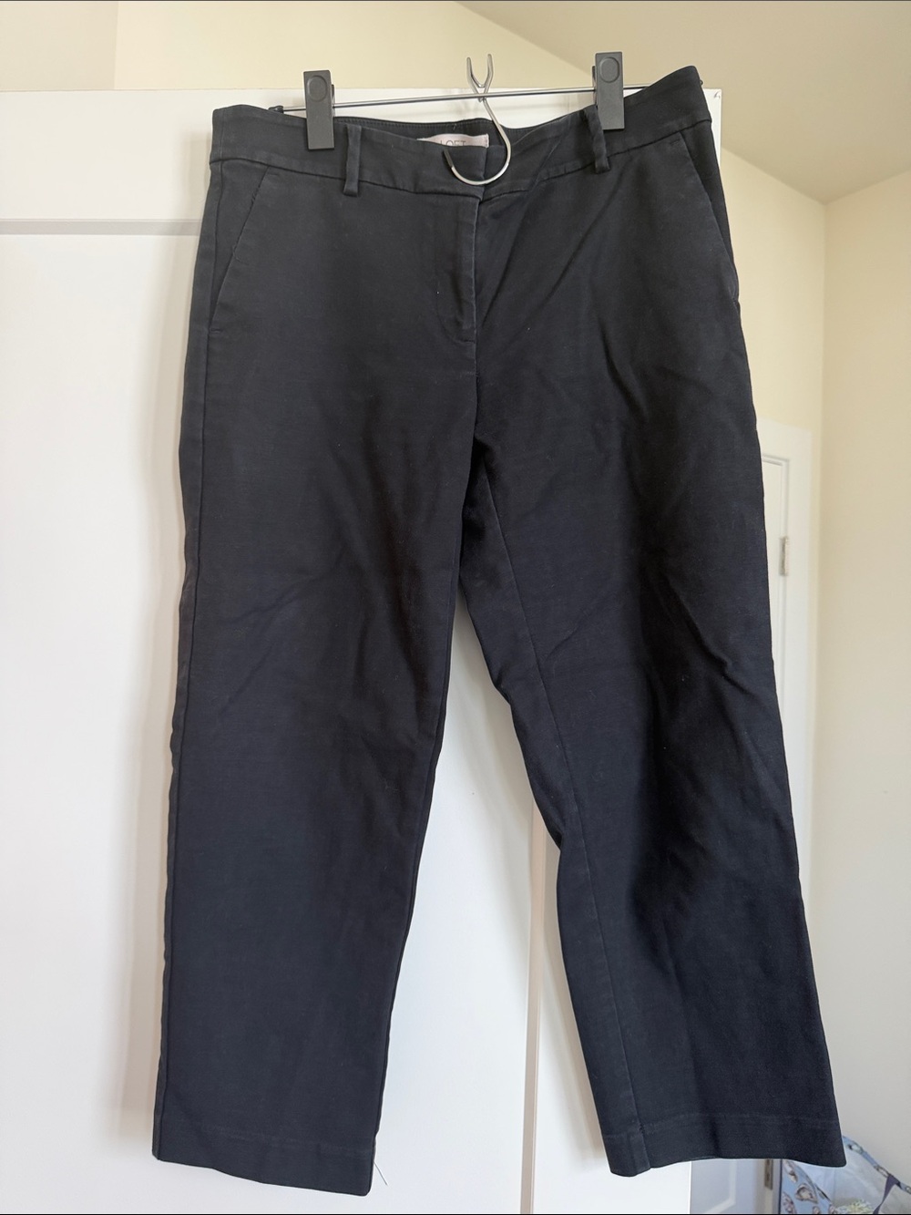 LOFT Black Straight Leg Women's Pants